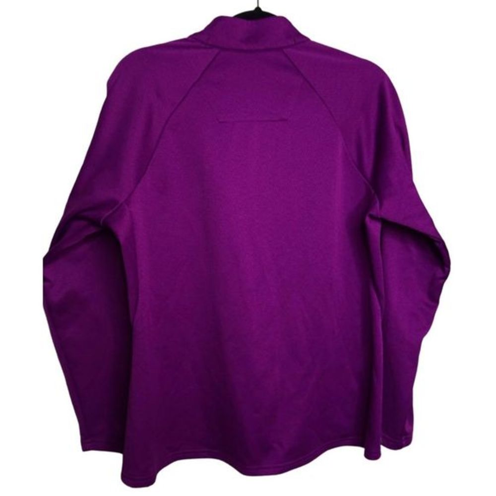 Antigua Women's Purple Sz‎ Large 1/4 Zip Pullover Sweatshirt Jacket - Picture 2 of 7